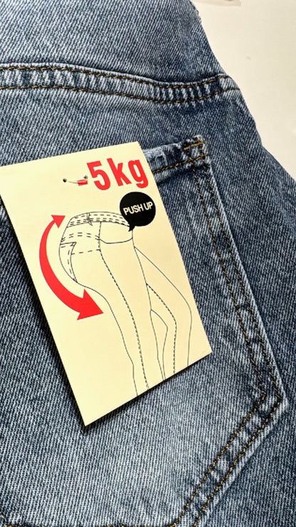 Jeans hellblau Push Up -5kg