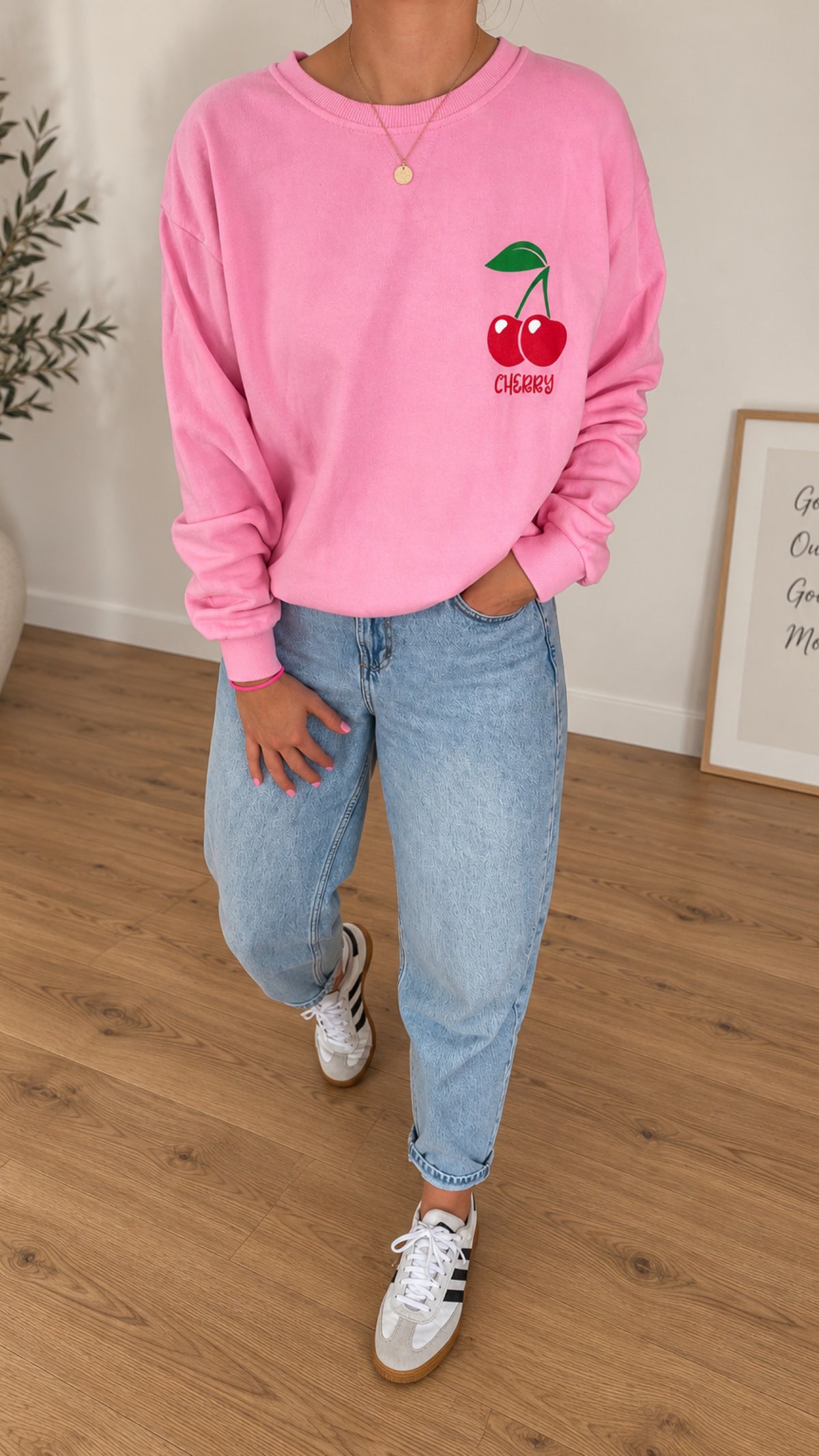SWEATER Rückenprint Onesize Mystery