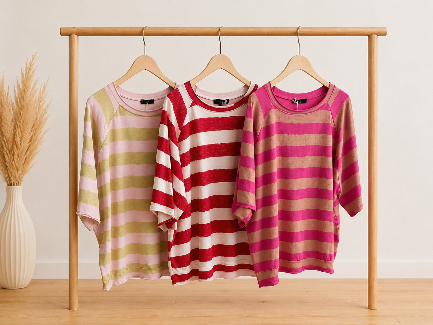 BASIC T-Shirt 3 FARBRN COLOUR BLOCK