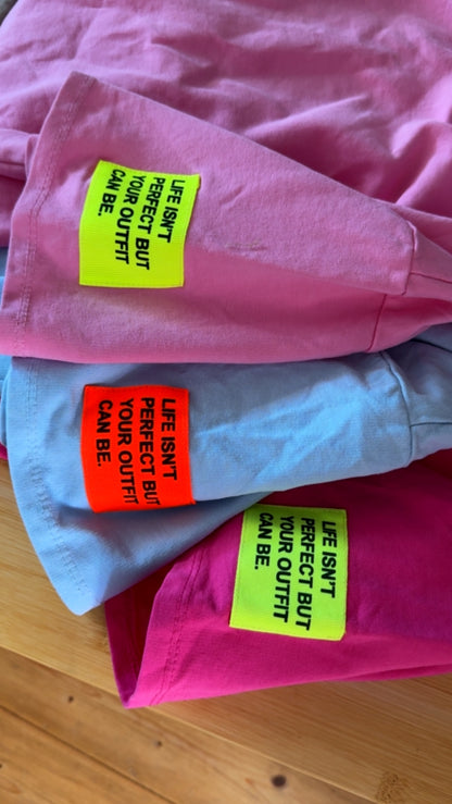 T-SHIRT / SHORTS PREMIUM UNI + NEON PATCH MIX & MATCH