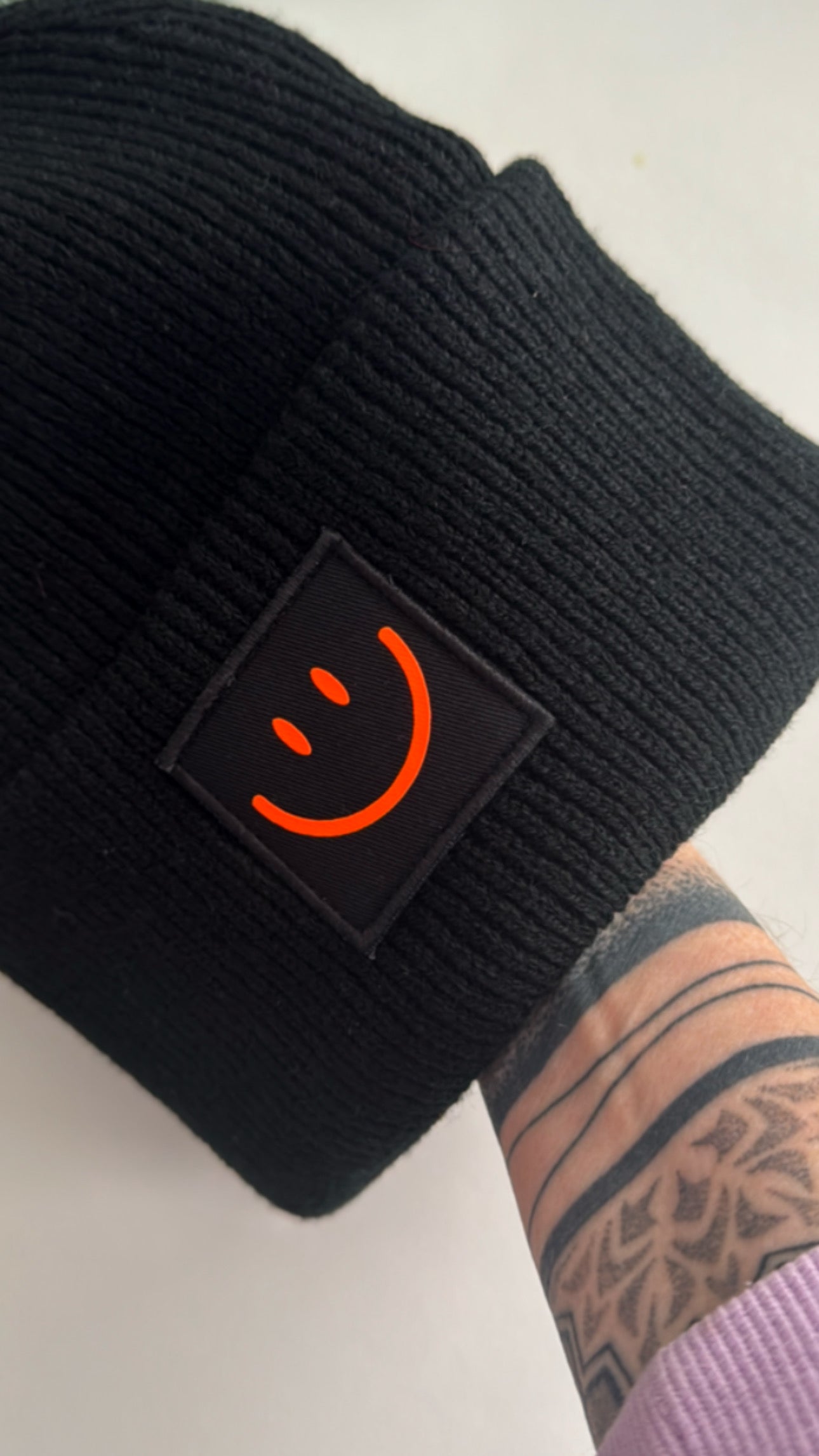 Unisex Strick Mütze Neon Statement