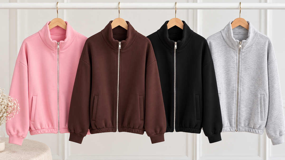 SWEATER premium ZIP UNI 4 Farben