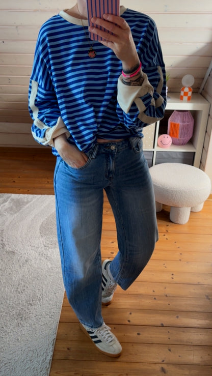 Streifen LONGSHIRT SWEATER OVERSIZE