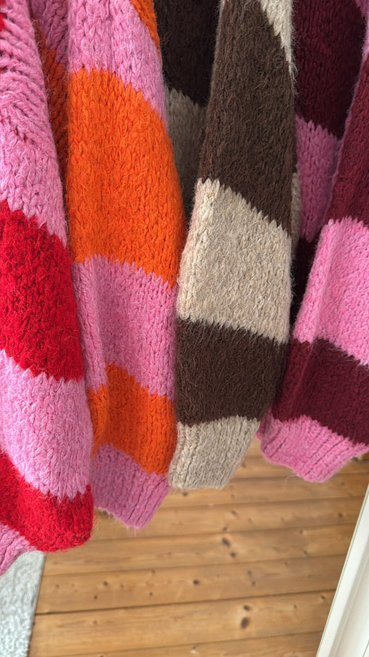 Cardigan COLOUR Block Onsesize