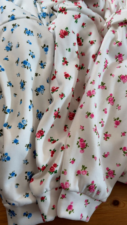 Kapuzenjacke Zip Hoodie Floral