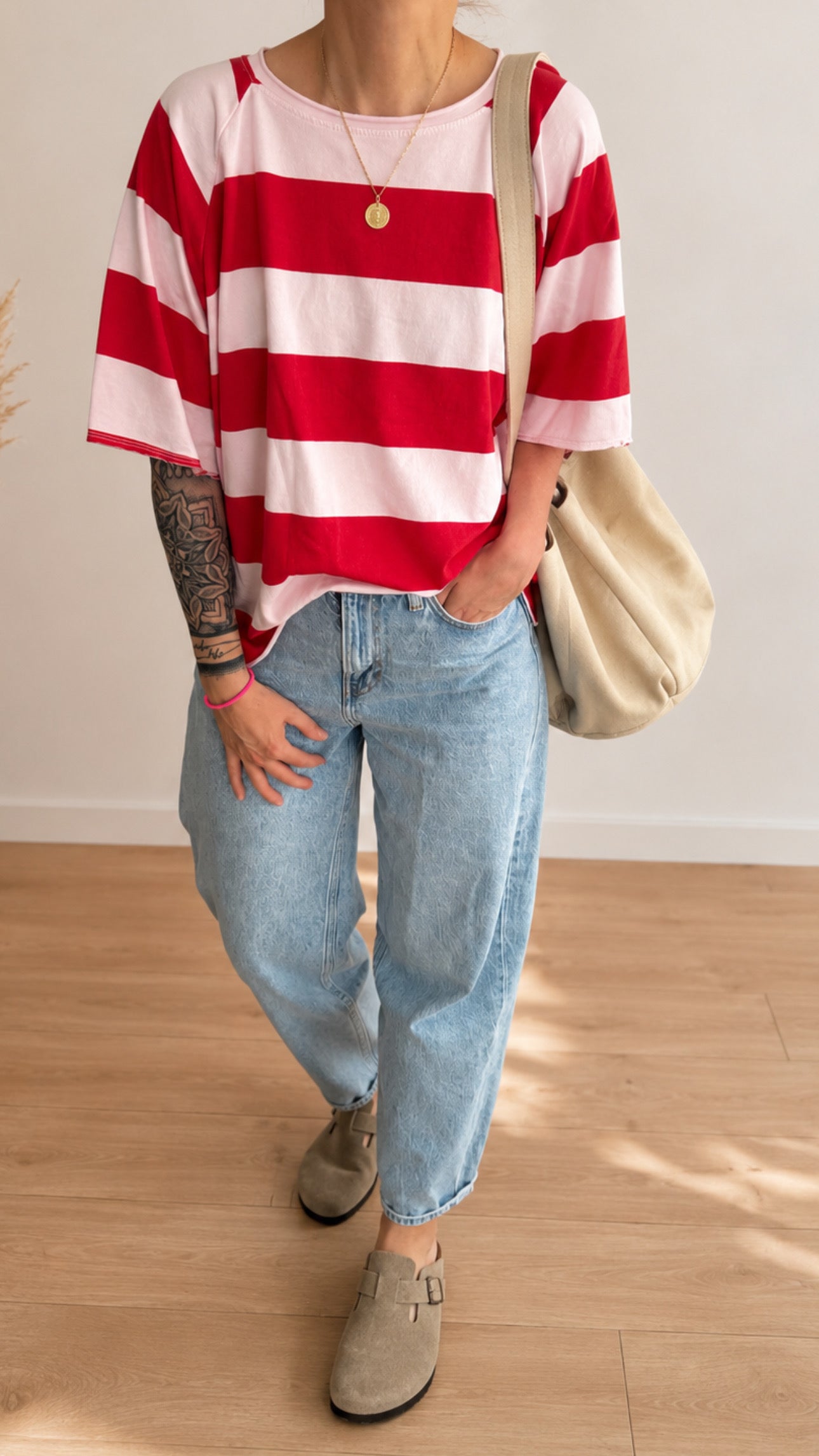BASIC T-Shirt 5 FARBRN COLOUR BLOCK