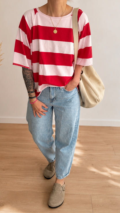 BASIC T-Shirt 5 FARBRN COLOUR BLOCK