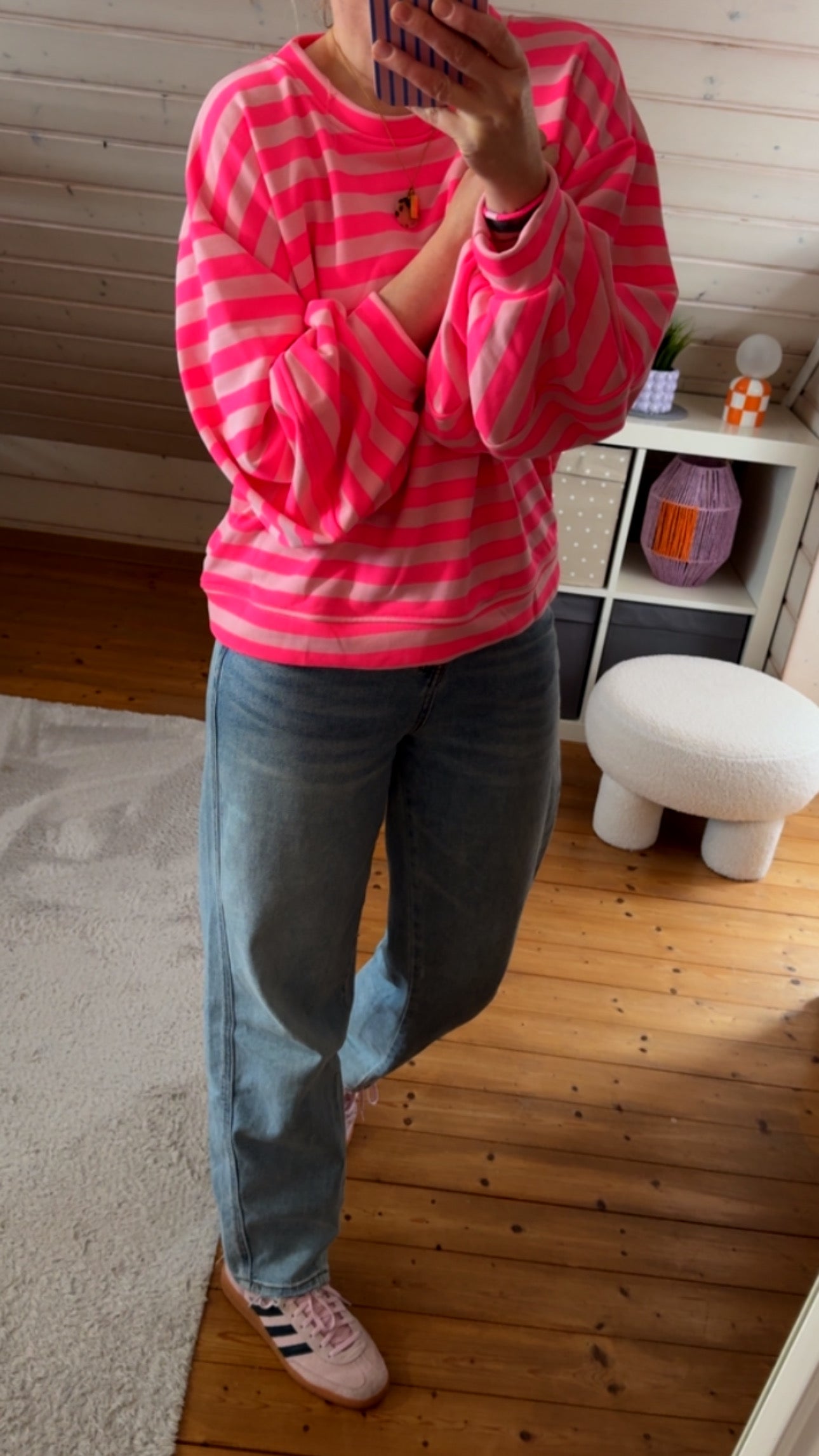 SWEATER PREMIUM STREIFEN FRENCH TERRY