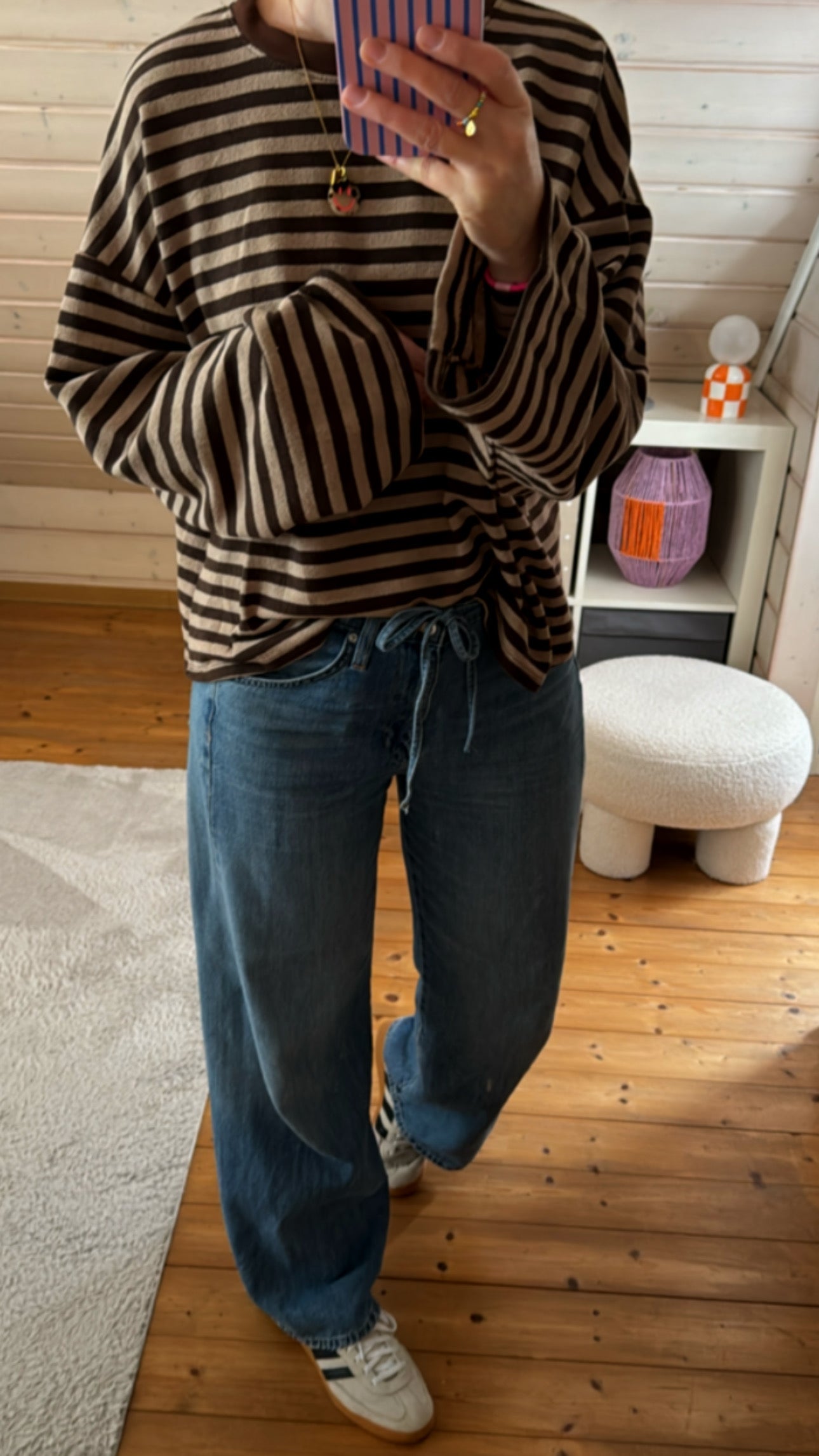 Streifen LONGSHIRT / FRENCH TERRY