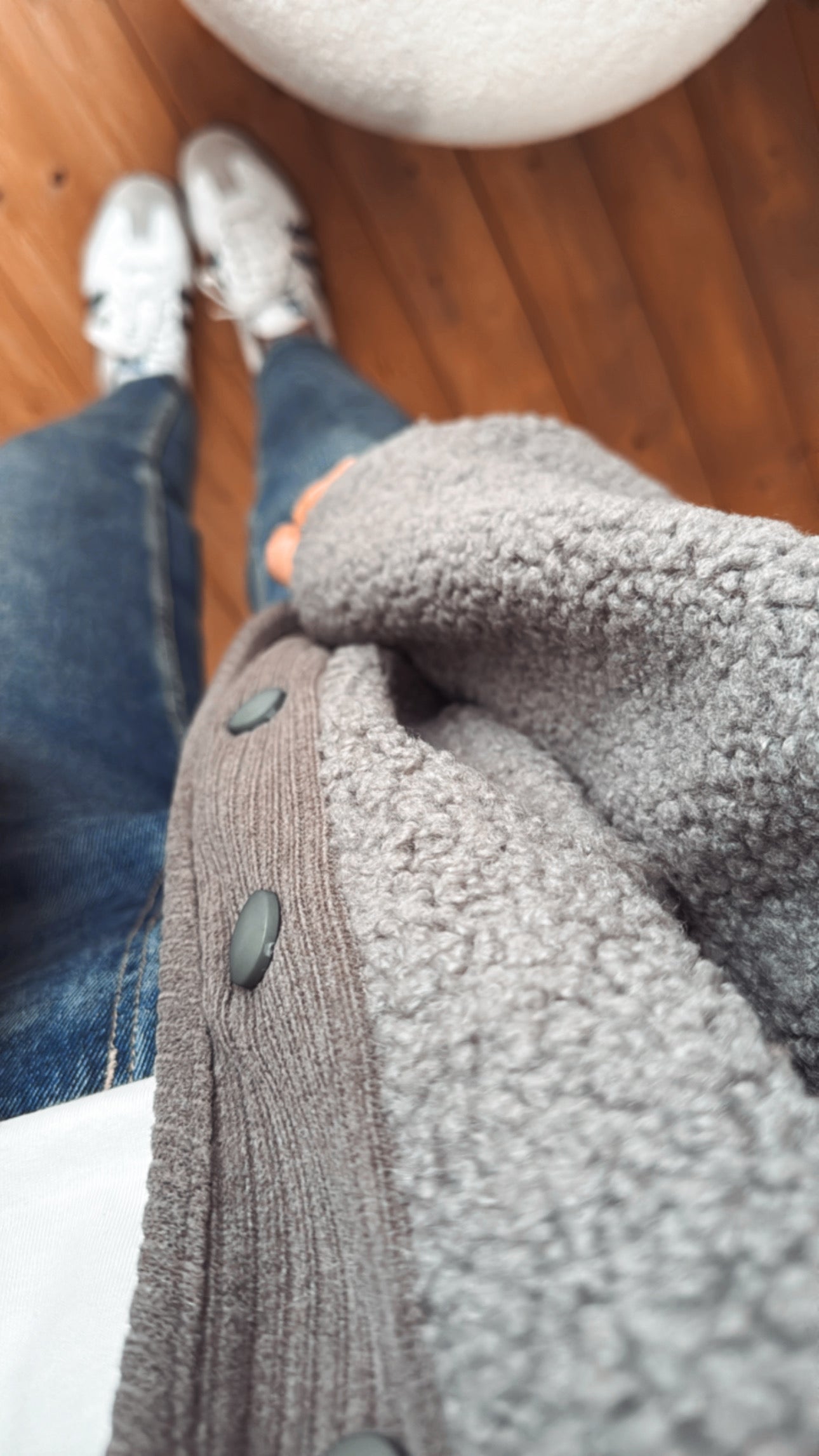 TEDDY Jacke KAPUZE Cord Einsatz