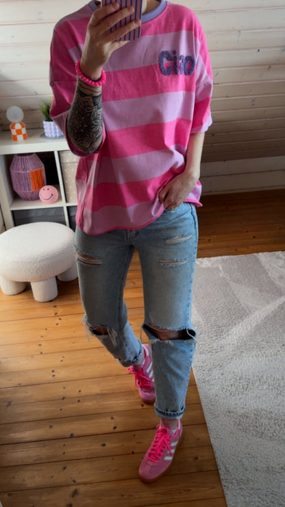 Streifen T-SHIRT PREMIUM / CIAO FLUFF