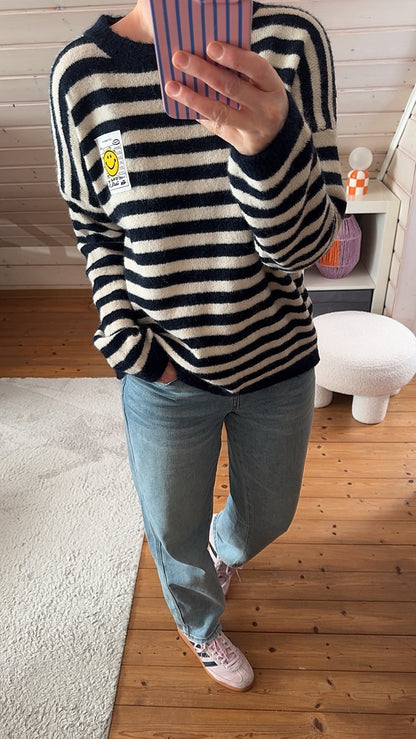 Pullover COLOUR Block Smile Onsesize