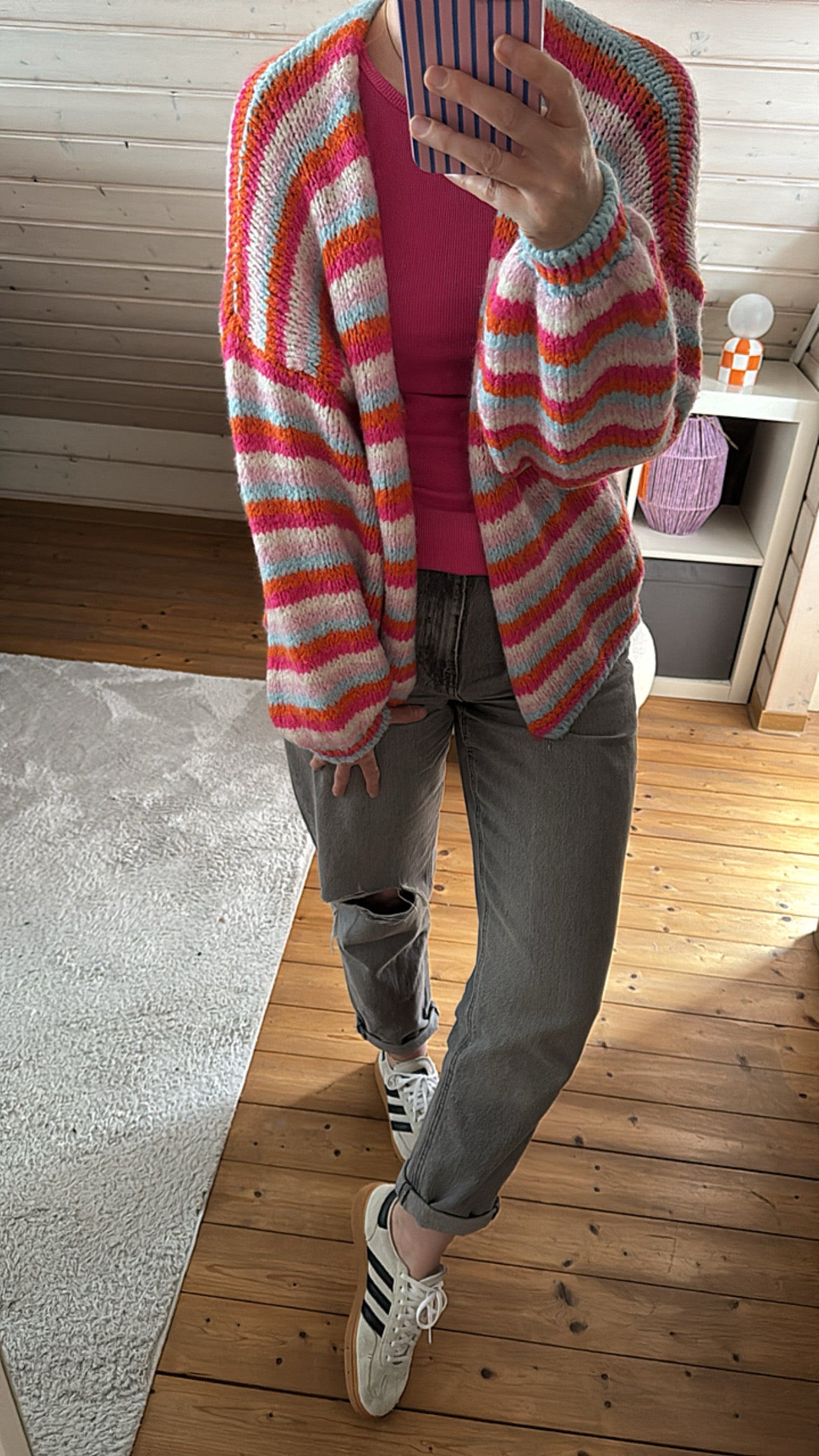 Strickjacke Cadigan Stripes