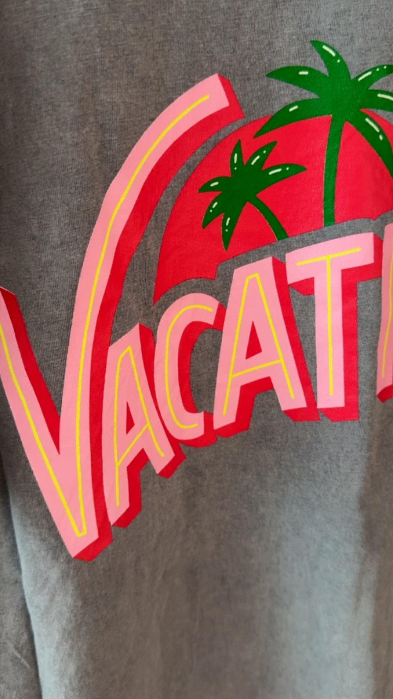 T-SHIRT VACATION PREMIUM + RÜCKENPRINT