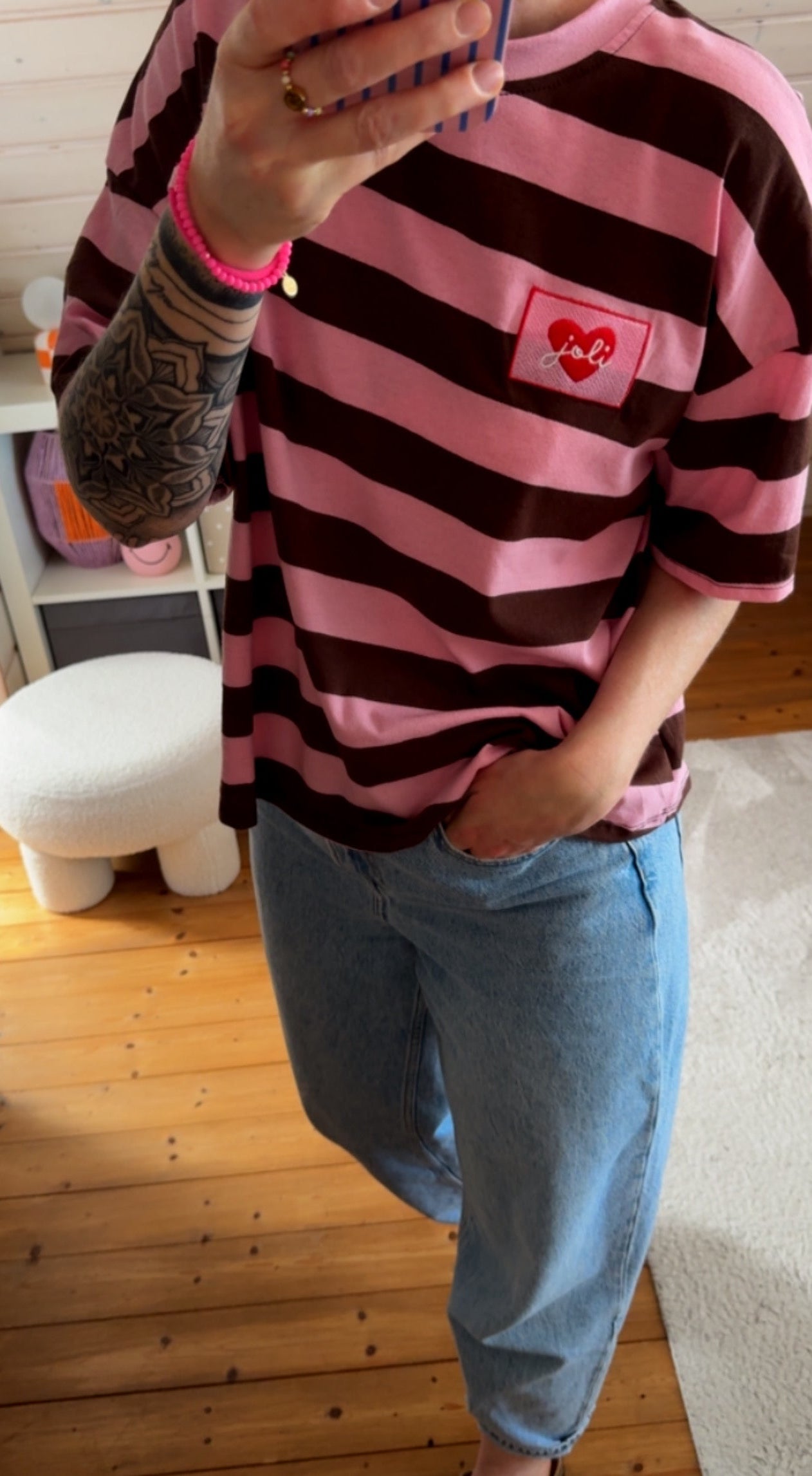 T-SHIRT BASIC STREIFEN Joli 🩷 Patch