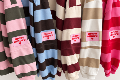 SWEATER PREMIUM TERRY STREIFEN / More Amore