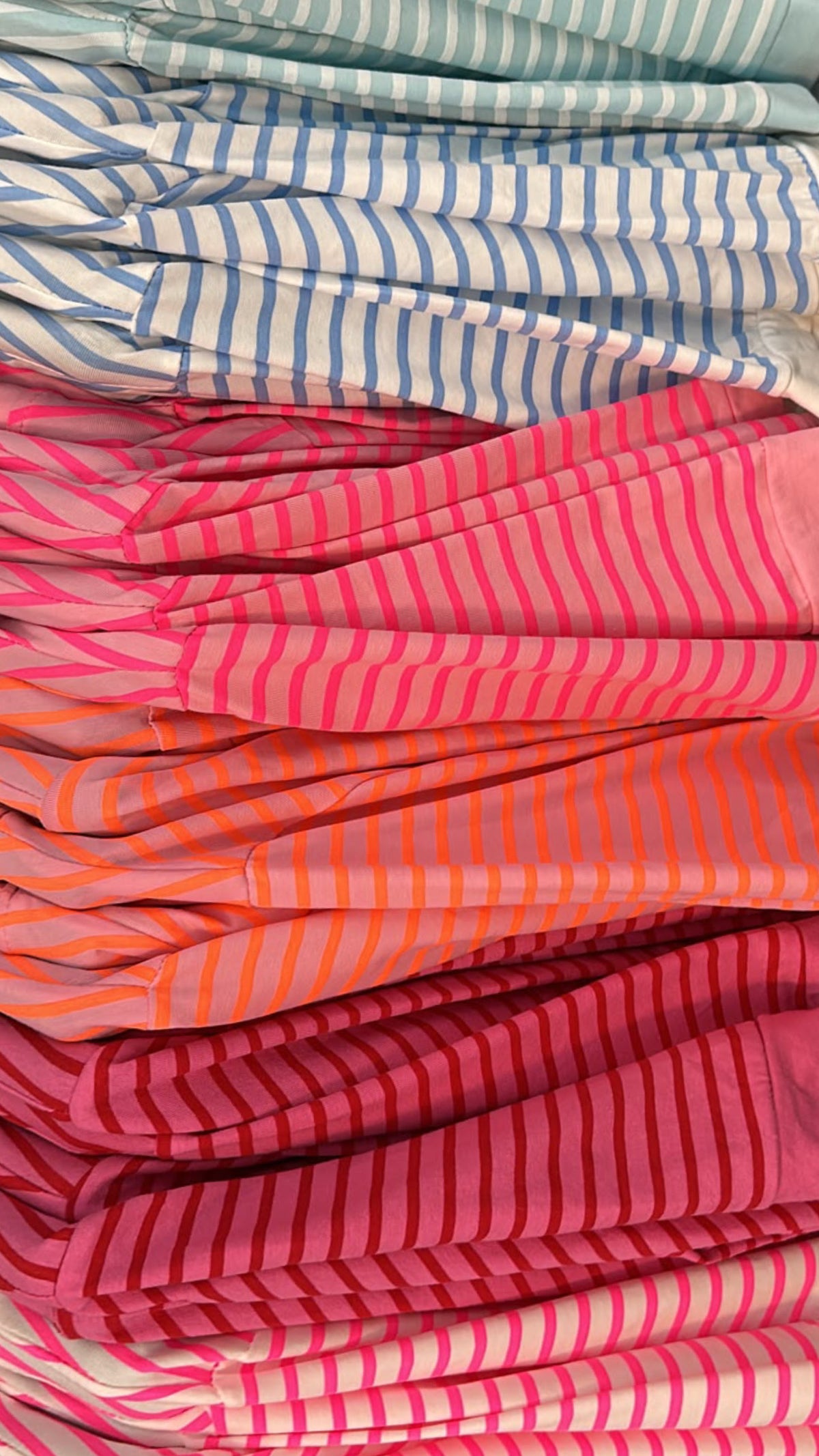 BASIC T-Shirt 5 FARBEN COLOUR BLOCK STREIFEN