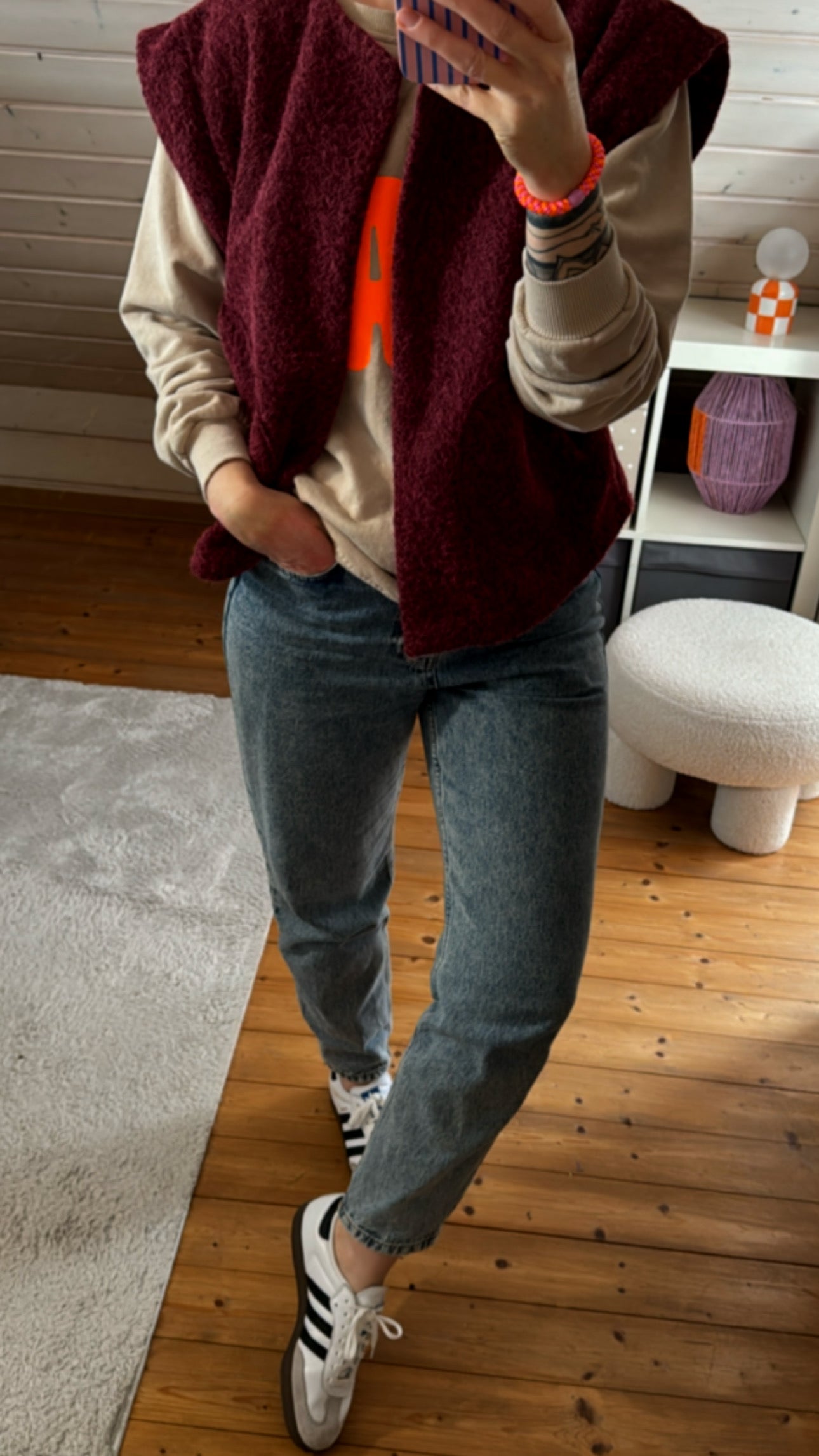 TEDDY Fleece Weste ärmellos