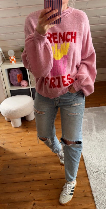 Strick Pullover leicht FRENCH FRIES