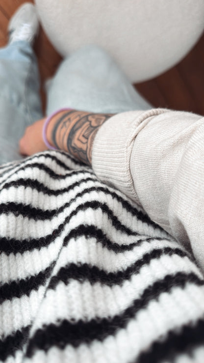 Strickjacke Weste Onezise STRIPES