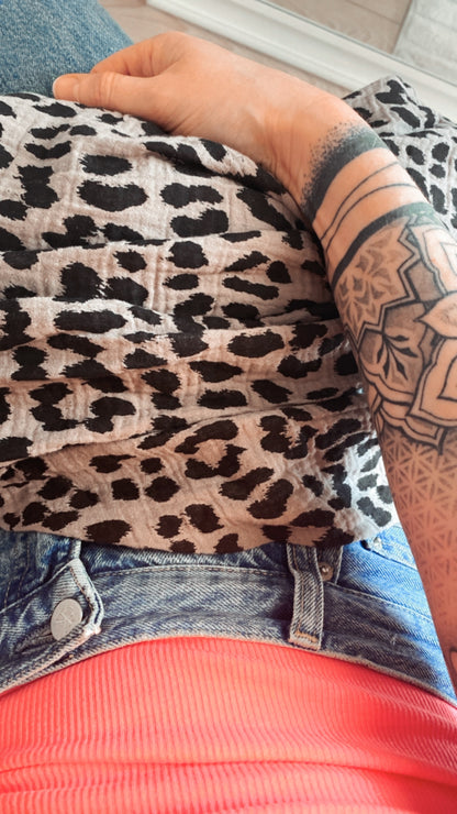 Musselin Bluse Onesize LEO