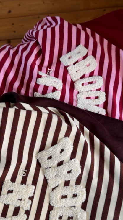 Streifen Sweater Premium Fluff