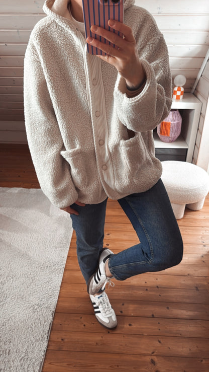 TEDDY Jacke KAPUZE Cord Einsatz