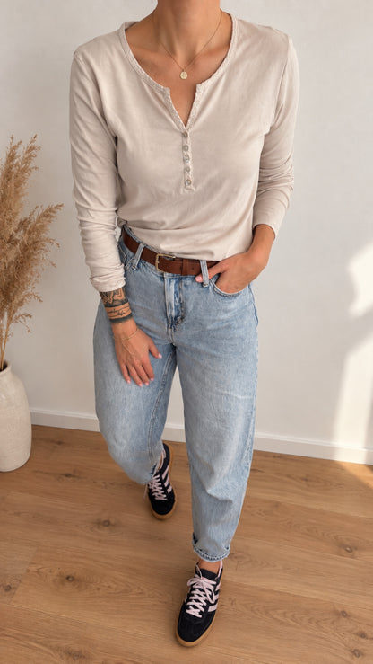 BASIC LONGSHIRT UNI 8 Farben