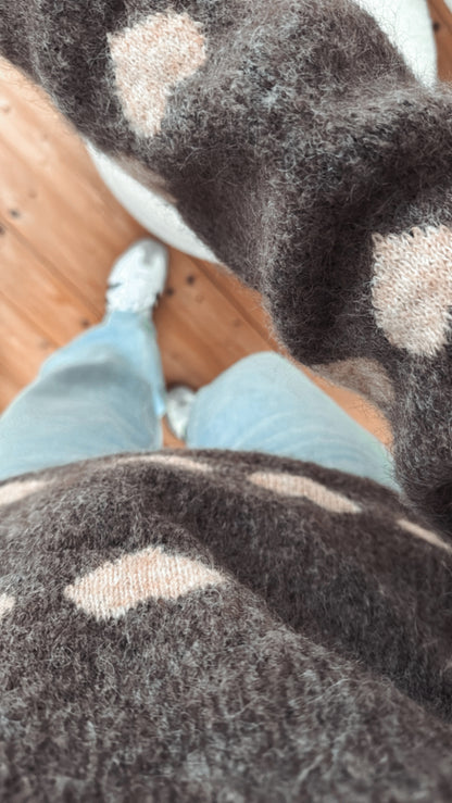 Pullover Strick Herzchen