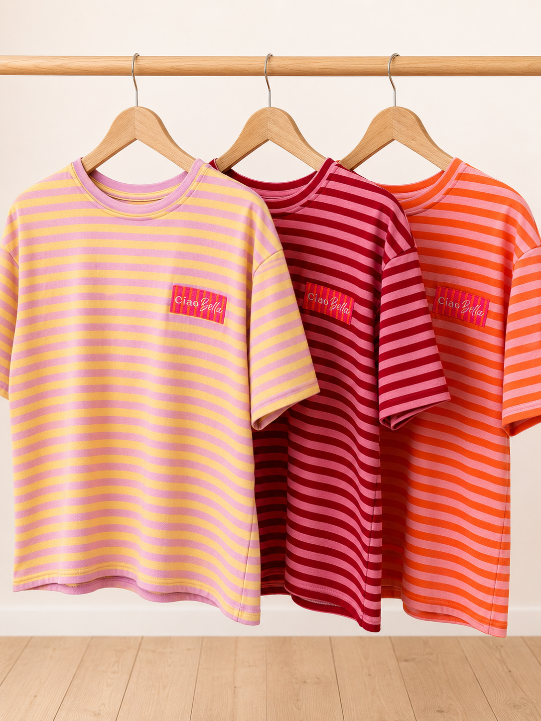 T-Shirt STREIFEN French Terry CIAO BELLA