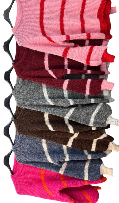 Strick Pullover Streifen