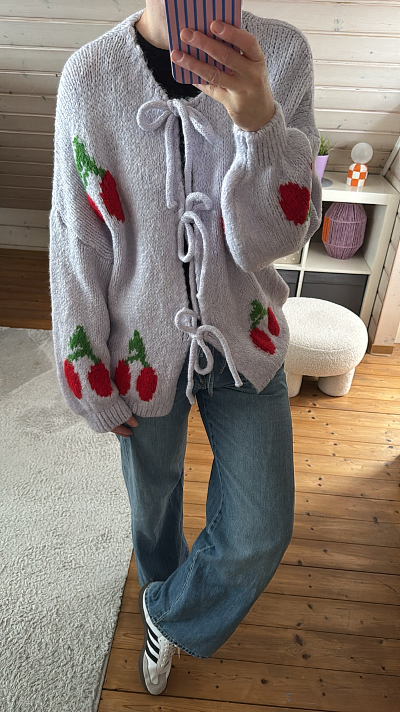 Cardigan CHERRY Onsesize