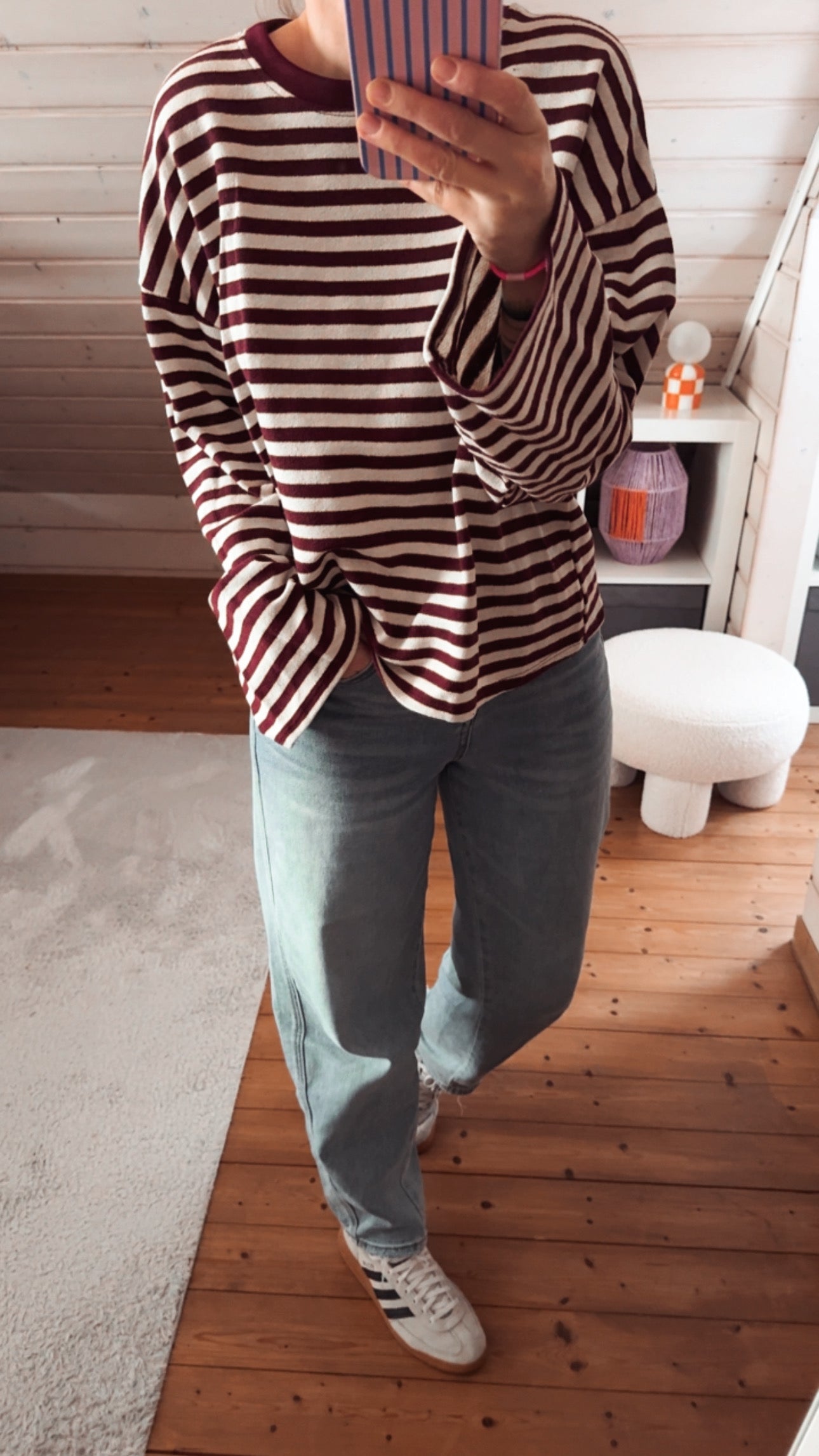 Streifen LONGSHIRT / FRENCH TERRY