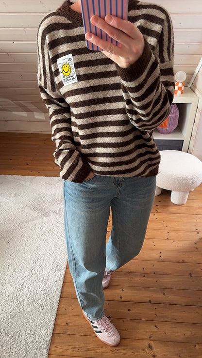 Pullover COLOUR Block Smile Onsesize