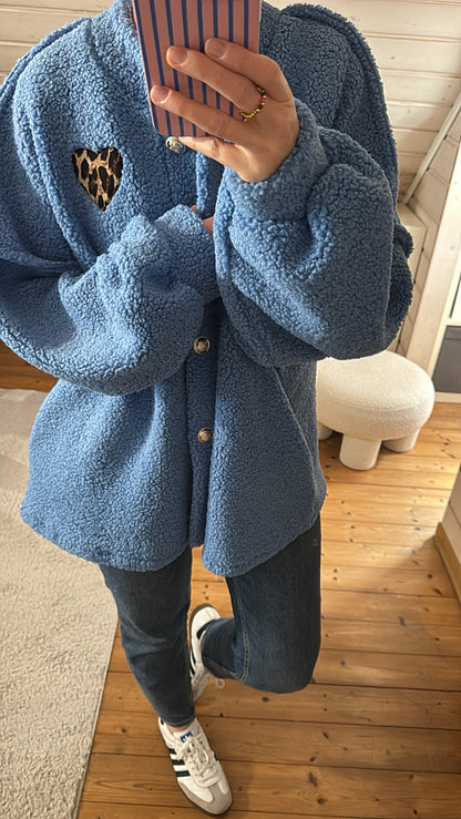 TEDDY Jacke Leo Herz Detail