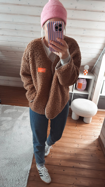 TEDDY Jacke langarm Neon Patch