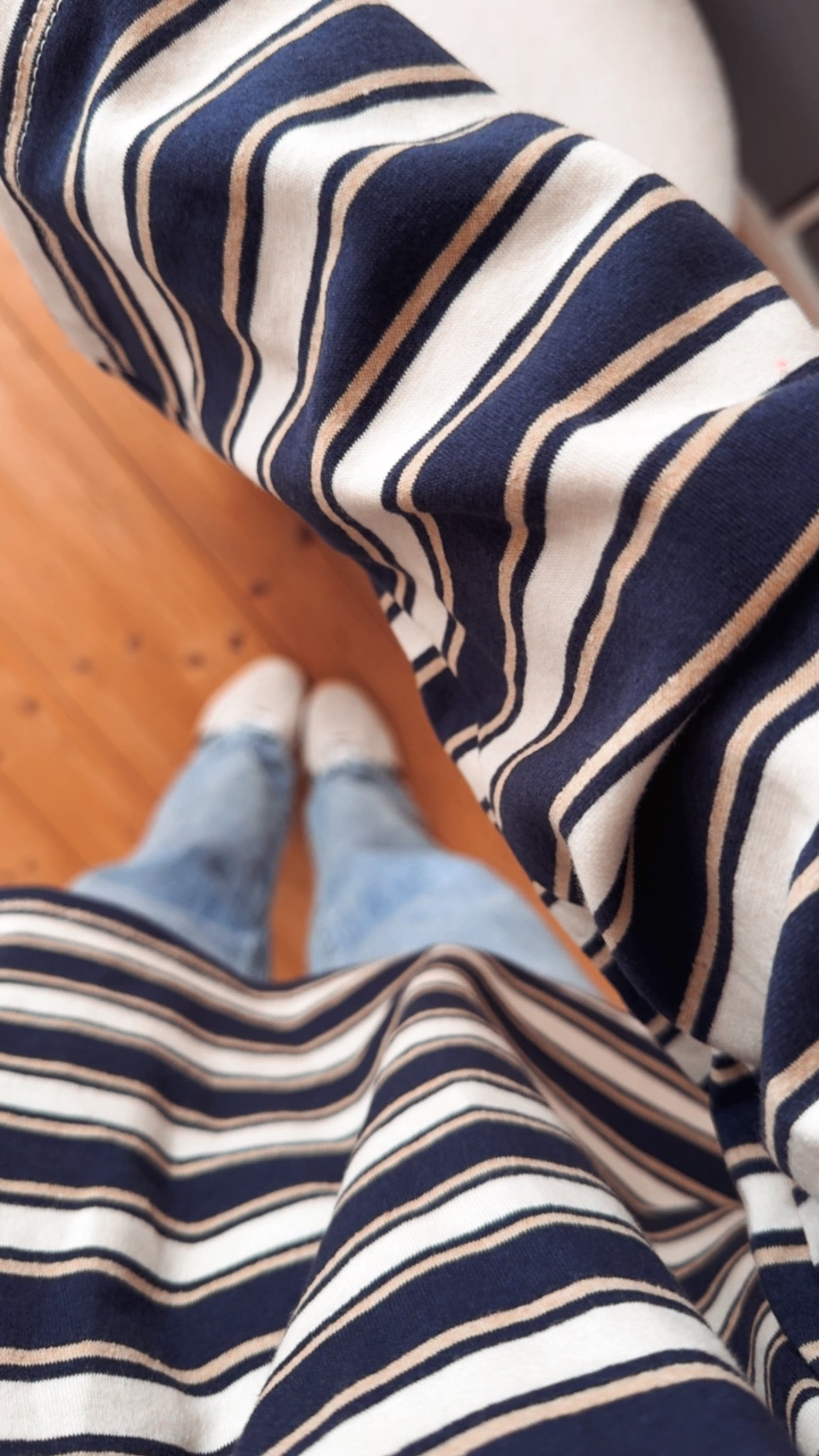 Streifen LONGSHIRT / SWEATER leicht