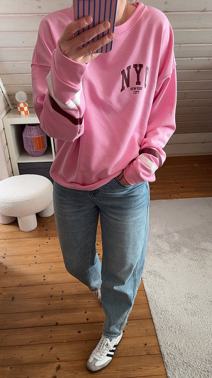 SWEATER NYC RÜCKENPRINT
