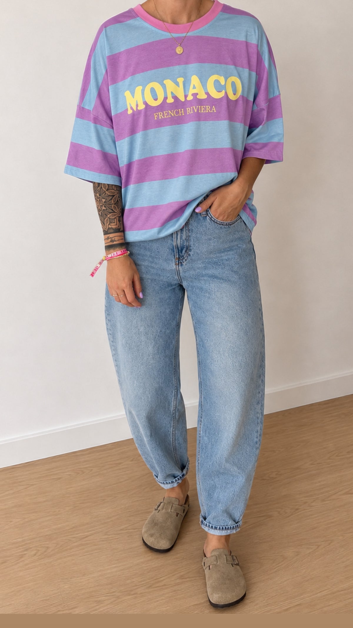 BASIC T-Shirt 6 FARBRN COLOUR BLOCK