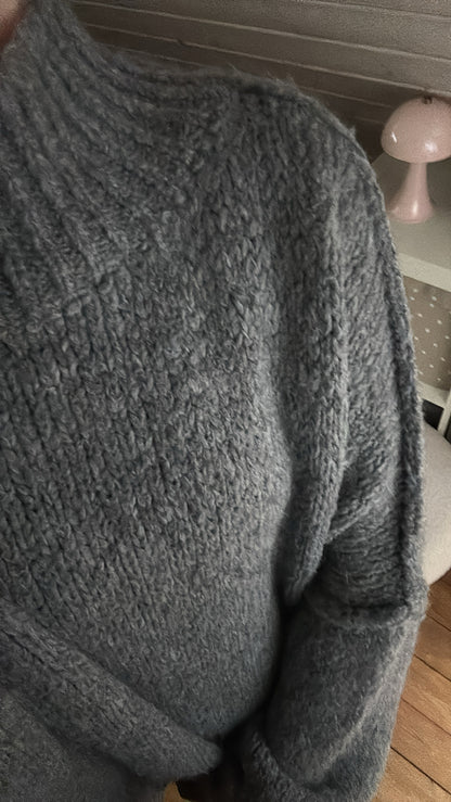 Strickpullover 4 Farben Oversized