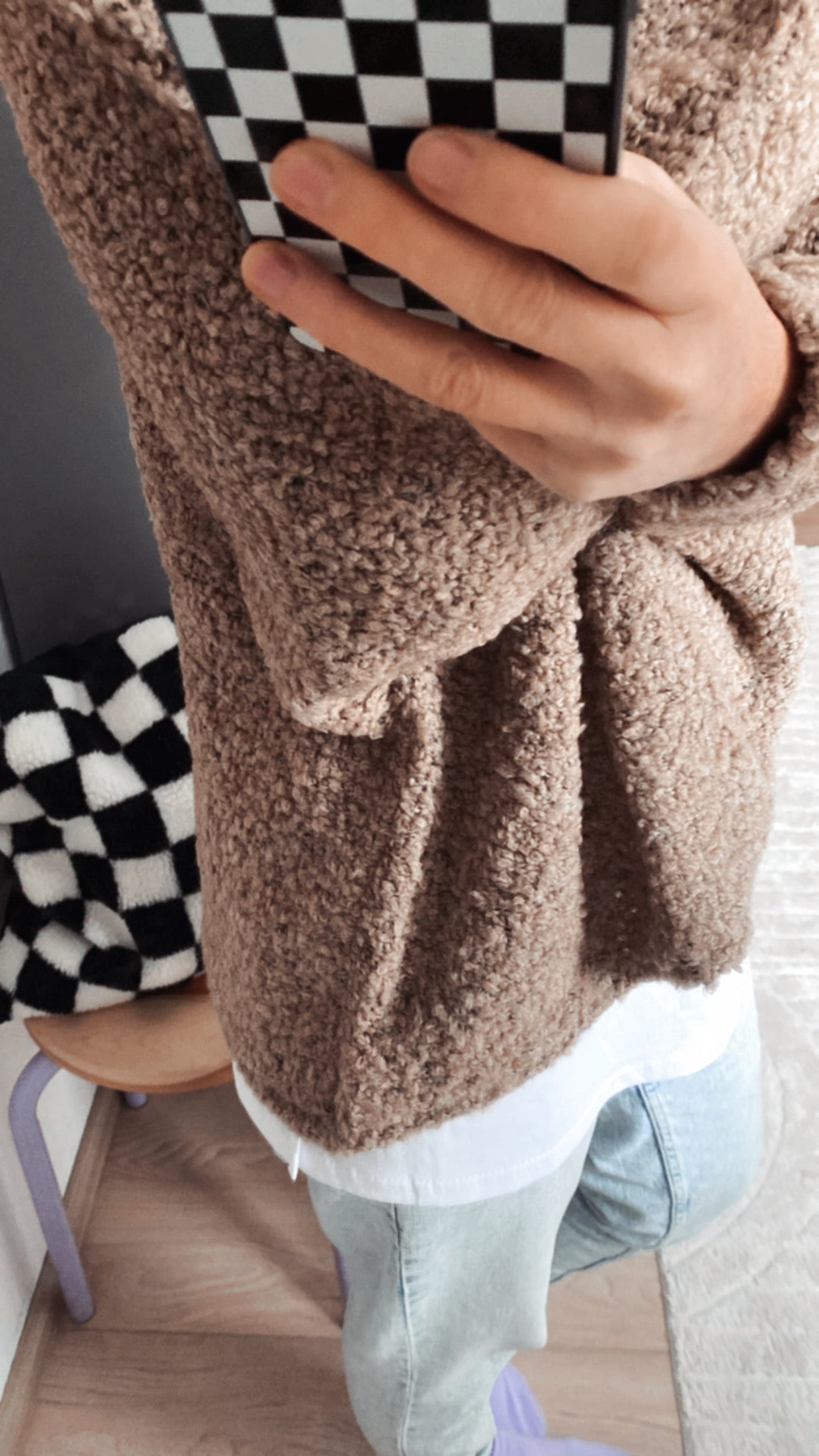 TEDDY PULLOVER BOUCLE ONESIZE