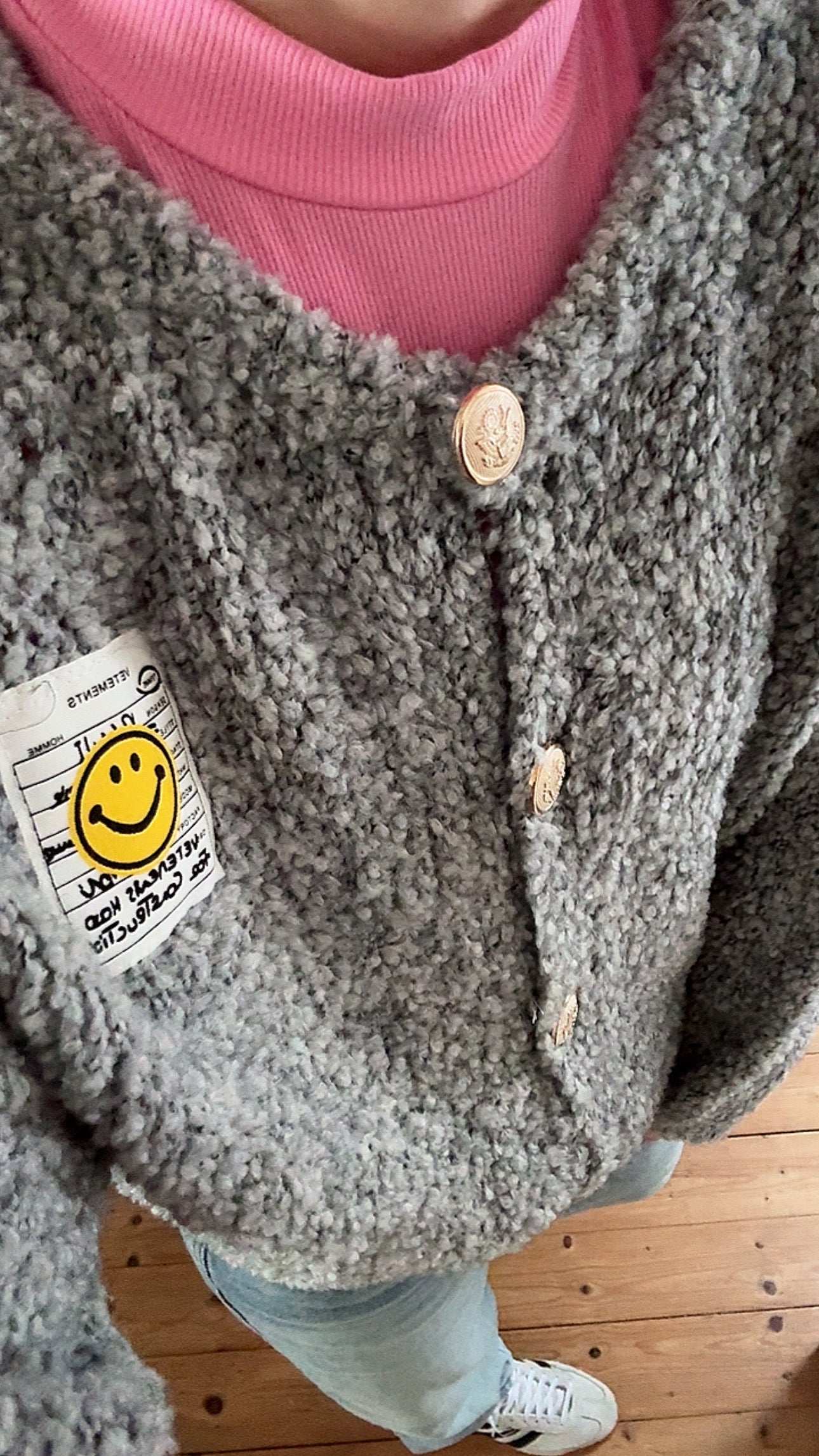 Cardigan Bouclé Onsesize SMILE