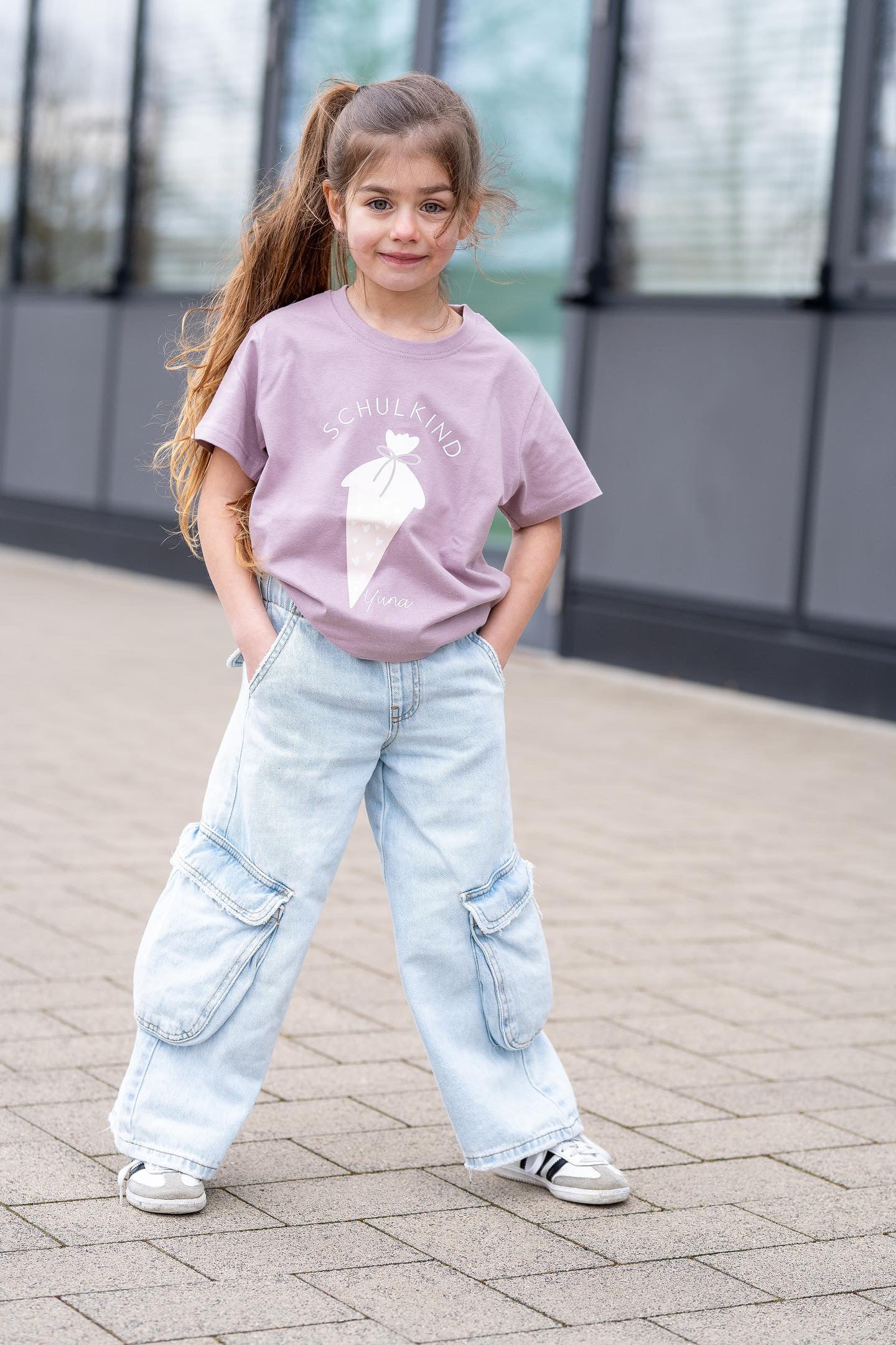 KIDS BASIC T-SHIRT SCHULKIND SCHULTÜTE