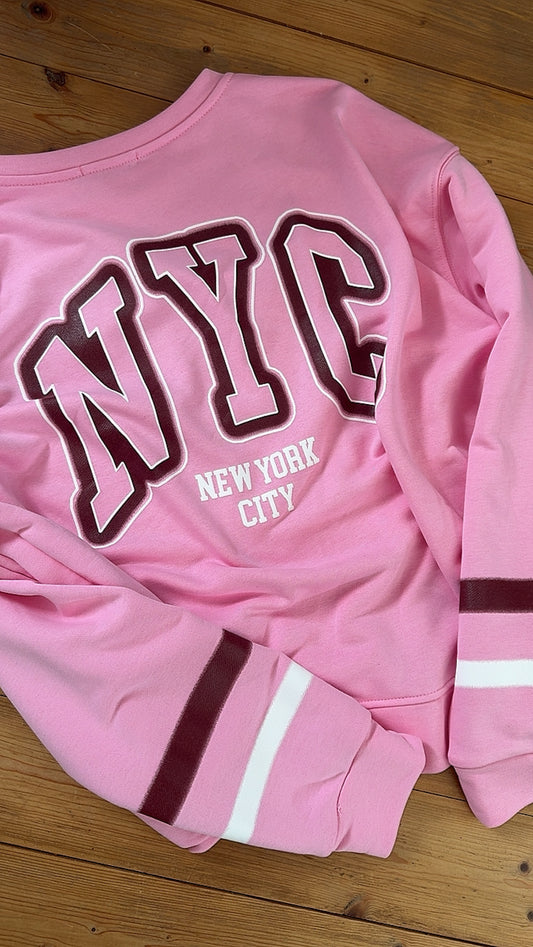 SWEATER NYC RÜCKENPRINT