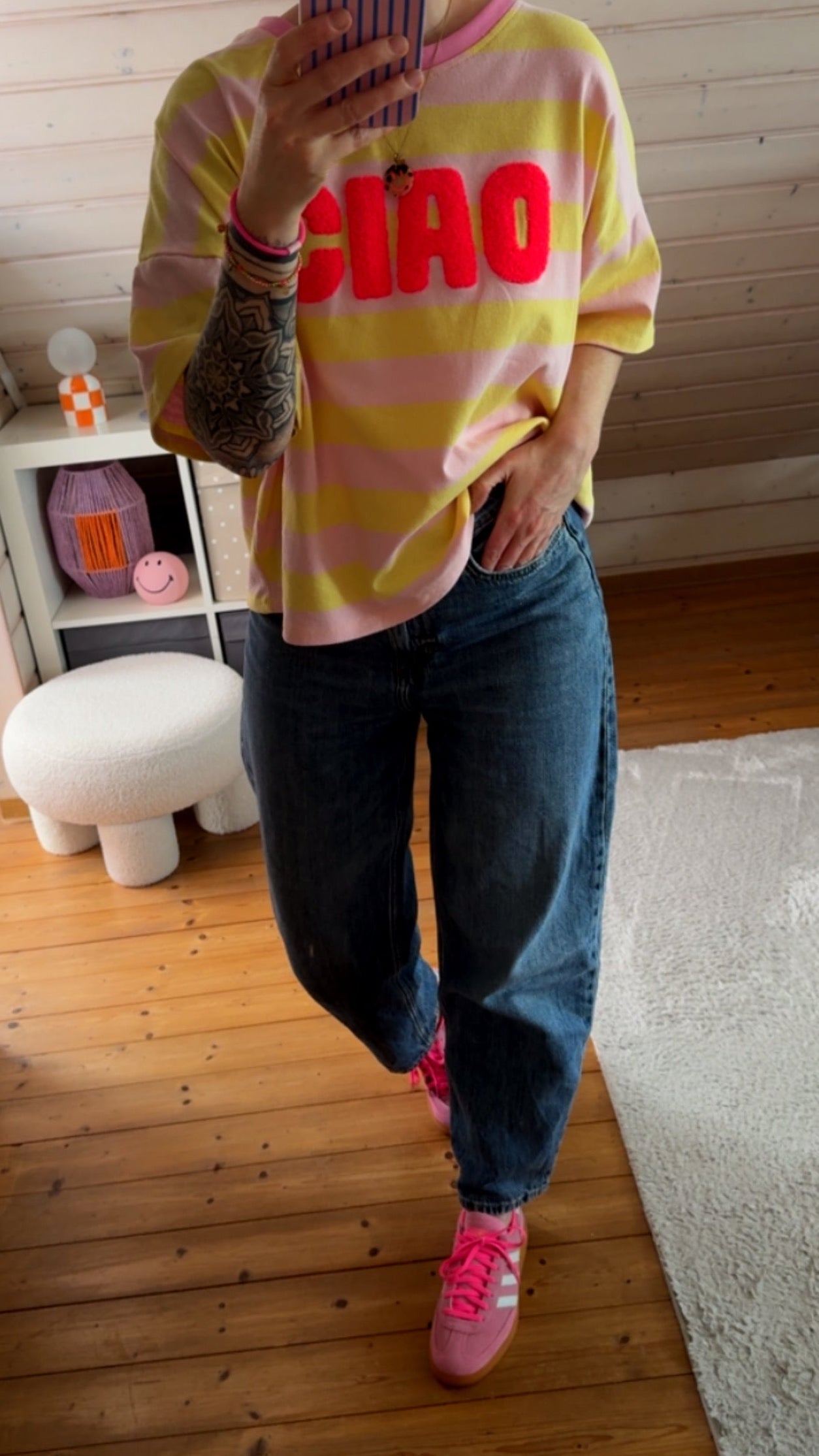 Streifen T-SHIRT PREMIUM / CIAO FLUFF