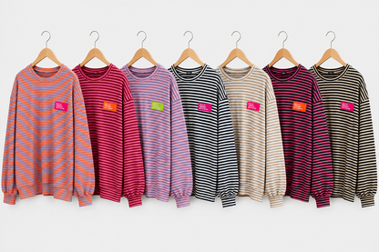 SWEATER PREMIUM TERRY NEON PATCH 8 Farben