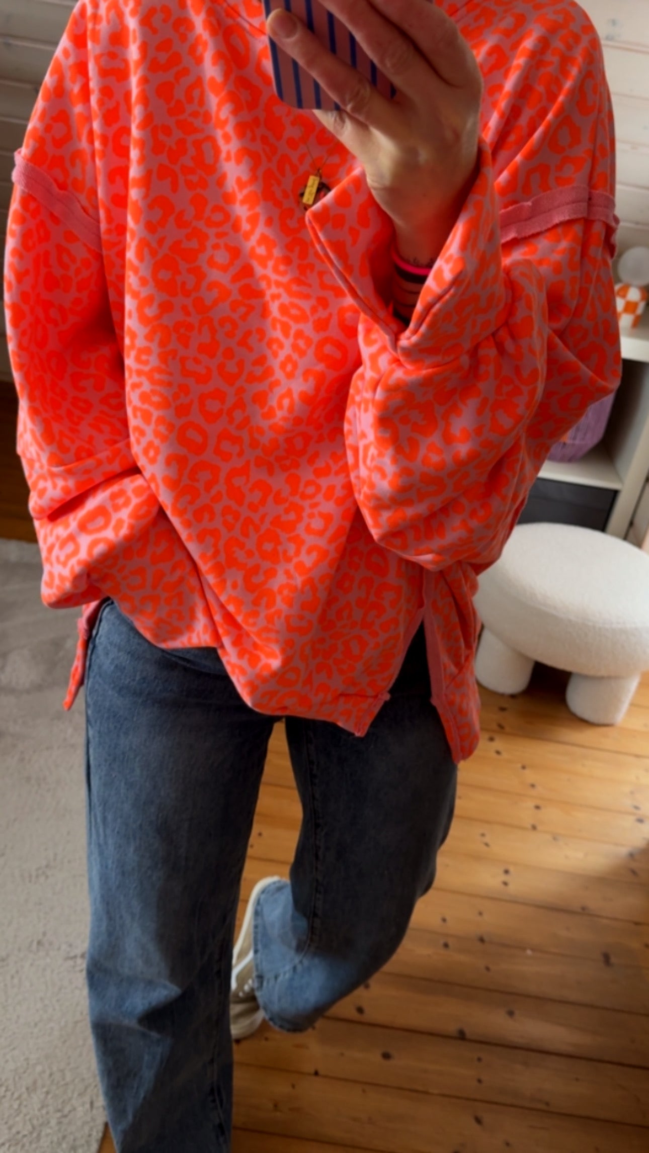 SWEATER OVERSIZE (Große Größen) LEO / 4 FARBEN