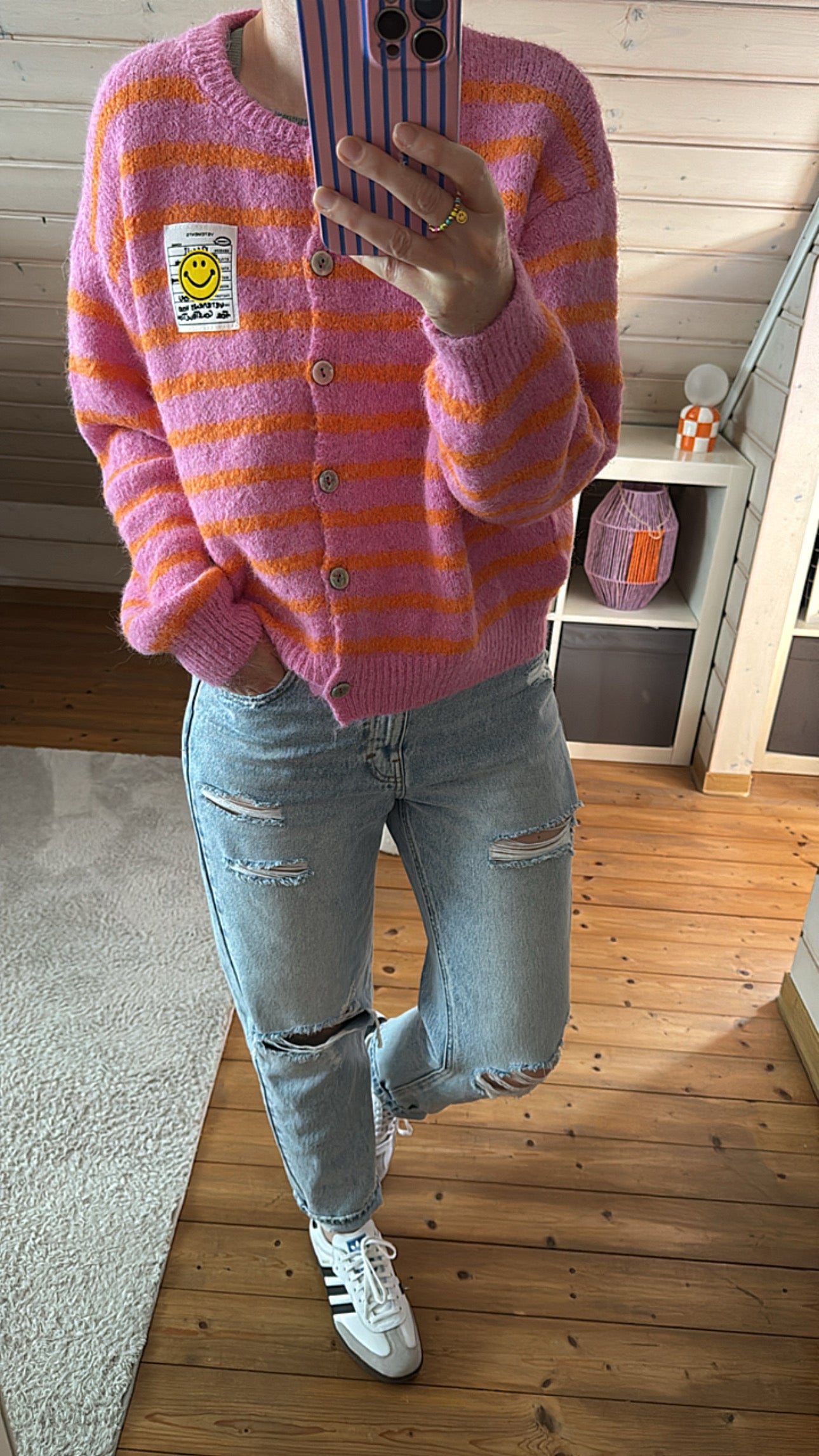 Cardigan COLOUR Block Onsesize