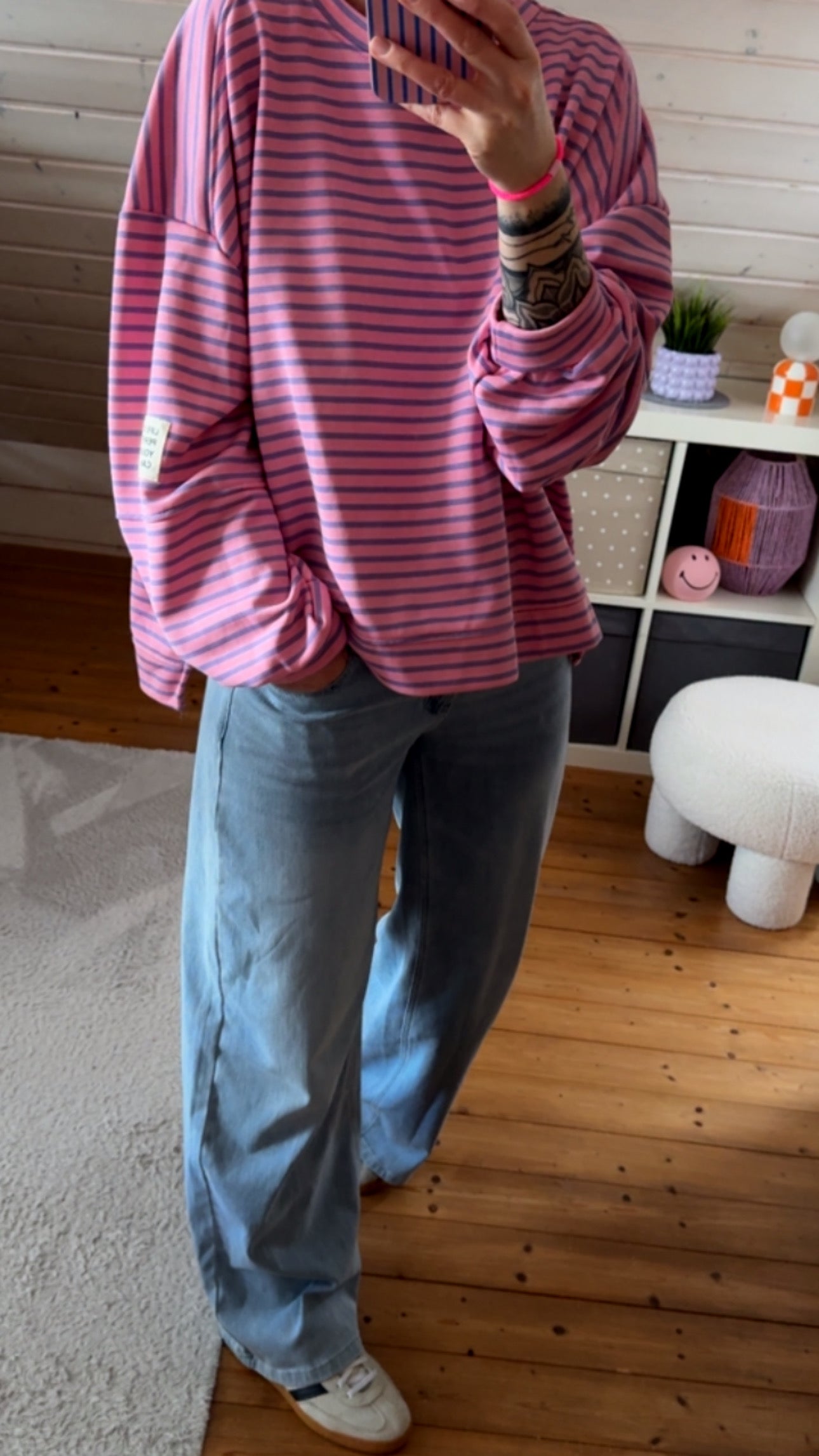 SWEATER PREMIUM TERRY STREIFEN / PERFECT OUTFIT
