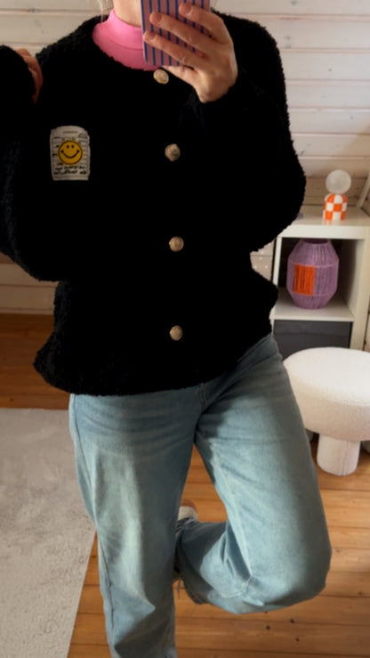 Cardigan Bouclé Onsesize SMILE